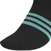 image:imageadidas Womens Superlite No Show Socks 6 PairsBlackPowder Teal GreenBlue Fusion3