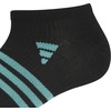 image:imageadidas Womens Superlite No Show Socks 6 PairsBlackPowder Teal GreenBlue Fusion3