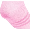 image:imageadidas Womens Superlite No Show Socks 6 PairsBliss PinkCrystal Sand BeigeSemi Green Spark3