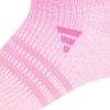 image:imageadidas Womens Superlite No Show Socks 6 PairsBliss PinkCrystal Sand BeigeSemi Green Spark3