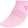 image:imageadidas Womens Superlite No Show Socks 6 PairsBliss PinkCrystal Sand BeigeSemi Green Spark3