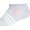 image:imageadidas Womens Superlite No Show Socks 6 PairsClear Onix GreySemi Pink SparkPreloved Purple3