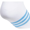 image:imageadidas Womens Superlite No Show Socks 6 PairsWhiteBlue BurstClear Onix Grey3