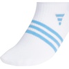 image:imageadidas Womens Superlite No Show Socks 6 PairsWhiteBlue BurstClear Onix Grey3