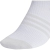 image:imageadidas Womens Superlite No Show Socks 6 PairsWhiteClear Onix GreyWarm Clay Pink3