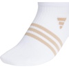 image:imageadidas Womens Superlite No Show Socks 6 PairsWhiteWarm Sandstone BeigePreloved Teal Green3