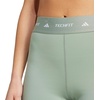 image:imageadidas Womens Techfit Training Biker ShortsSilver Green