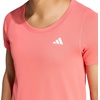image:imageadidas Womens Workout Essentials Scoop Neck Casual Tops Casual  BlackPure Turbo