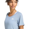 image:imageadidas Womens Workout Essentials Scoop Neck Casual Tops Casual  BlackSilver Blue