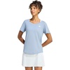 image:imageadidas Womens Workout Essentials Scoop Neck Casual Tops Casual  BlackSilver Blue