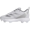 image:imageadidas Boys Adizero Instinct 20 TPU Softball Sneakers Shoes  BlackTeam Light GreySilver MetallicTeam Grey
