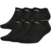 image:imageadidas Mens Athletic Cushioned No Show Socks 6 PairsBlackAluminum 2
