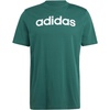 image:imageadidas Mens Essentials Single Jersey Linear Embroidered Logo TShirtCollegiate Green