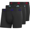 image:imageadidas Mens Microfiber Trunk Underwear 3PackBlackTeam Royal BlueBetter Scarlet