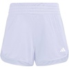 image:imageadidas Womens Pacer Essentials Knit HighRise ShortsViolet ToneWhite