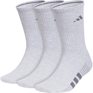 image:imageadidas Mens Cushioned Socks 3 PairsCool Light HeatherOnix GreyGrey40Crew