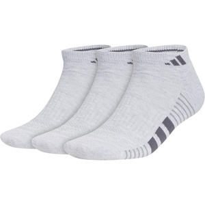 image:imageadidas Mens Cushioned Socks 3 PairsCool Light HeatherOnix GreyGrey40Low Cut