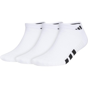 image:imageadidas Mens Cushioned Socks 3 PairsWhiteBlackClear Grey40Low Cut