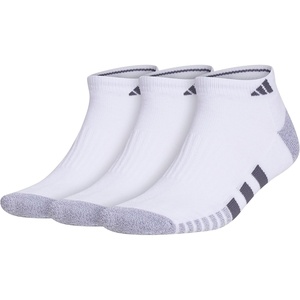 image:imageadidas Mens Cushioned Socks 3 PairsWhiteGreyOnix Grey30Low Cut