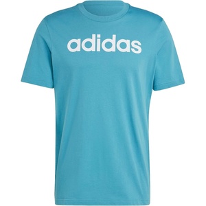 image:imageadidas Mens Essentials Single Jersey Linear Embroidered Logo TShirtArctic Fusion