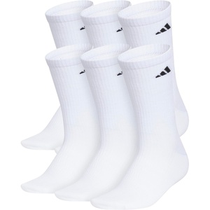 image:imageadidas Mens Superlite Crew Socks 6 PairsWhiteBlack3