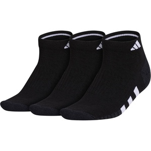 image:imageadidas Womens Cushioned Socks 3 PairsBlackNight GreyWhite30Low Cut