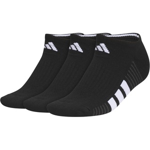 image:imageadidas Womens Cushioned Socks 3 PairsBlackWhiteCarbon Grey40No Show