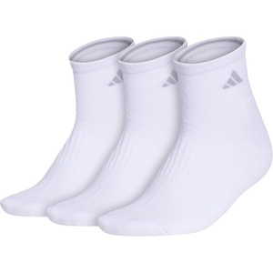 image:imageadidas Womens Cushioned Socks 3 PairsWhiteClear Onix Grey30Quarter