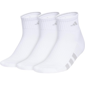 image:imageadidas Womens Cushioned Socks 3 PairsWhiteClear Onix GreyClear Grey40Quarter