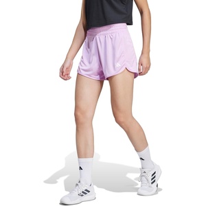 image:imageadidas Womens Pacer Essentials Knit HighRise ShortsBliss LilacWhite