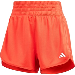 image:imageadidas Womens Pacer Essentials Knit HighRise ShortsBright Red
