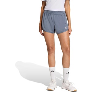 image:imageadidas Womens Pacer Essentials Knit HighRise ShortsOnix