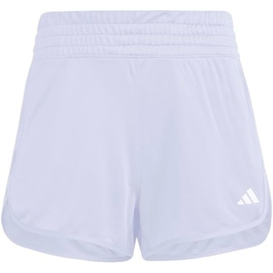 image:imageadidas Womens Pacer Essentials Knit HighRise ShortsViolet ToneWhite