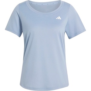 image:imageadidas Womens Workout Essentials Scoop Neck Casual Tops Casual  BlackSilver Blue